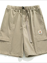 Men's Plus Size Pocketed Shorts