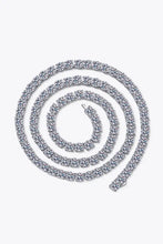 Moissanite Rhodium-Plated Necklace Necklaces