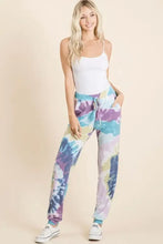 BiBi Tie Dye French Terry Casual Pants Woman Pants
