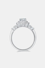 1 Carat Moissanite 925 Sterling Silver Crown Ring Rings