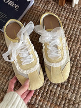 Round Toe Lace Up Sneakers Woman Sneakers