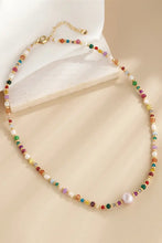 Multicolored Bead Necklace Necklaces