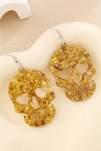 Acrylic Skull Drop Earrings Earrings