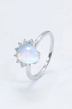 925 Sterling Silver Moonstone Ring Rings