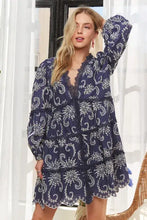 ADORA Puff Sleeve Floral Dress Casual Dresses