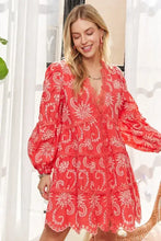 ADORA Puff Sleeve Floral Dress Casual Dresses