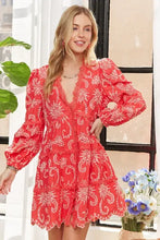 ADORA Puff Sleeve Floral Dress Casual Dresses