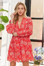 ADORA Puff Sleeve Floral Dress Casual Dresses