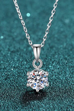 Adored Get What You Need Moissanite Pendant Necklace Silver One Size Necklaces