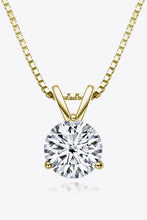Adored Show Off 1 Carat Moissanite Pendant Necklace Gold One Size Necklaces