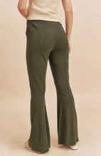 Aemi + Co High Waist Flare Pants Woman Pants