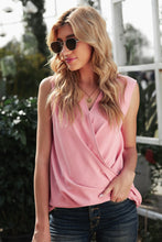 Ruched Surplice Neck Tank Tanks & Camis