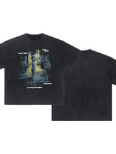 Men's Graphic Round Neck Half Sleeve T-Shirt Mens Tops