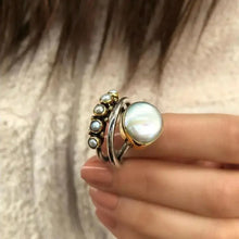 Alloy Three-Layered Open Ring Fashion Jewelry