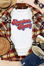 American HONEY Cuffed Tee Woman T Shirts