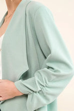 And The Why Stretch Non-Wrinkled Basic Open-Front Blazer Woman Outerwear