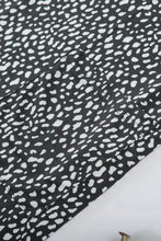 T-shirt donna con scollo rotondo e stampa animalier, tunica con tasche