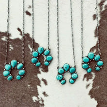 Artificial Turquoise Alloy Pendant Necklace Fashion Jewelry