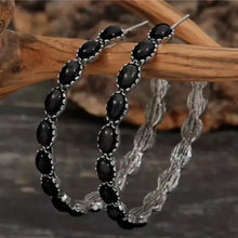 Artificial Turquoise C-Hoop Earrings Earrings