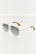 Aviator Sunglasses with Silver Frames and TAC Polarization for Women Dark Gray One Size