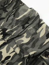 Men's Camouflage Cargo Wide Leg Pants Woman Sweatpants