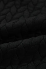 Texture Round Neck Long Sleeve Sweatshirt Woman Sweatshirts