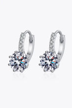 4 Carat Moissanite 925 Sterling Silver Earrings Silver One Size Earrings