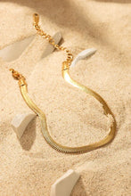 Herringbone Chain Stainless Steel Bracelet Necklaces