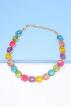 Zinc Alloy Resin Necklace Necklaces