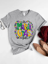 IT'S MARDI GRAS Y'ALL Round Neck T-Shirt Dark Gray