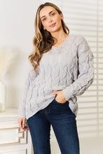 Woven Right Cable-Knit Hooded Sweater Sweater Pullovers