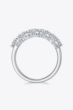 1 Carat Moissanite 925 Sterling Silver Half-Eternity Ring Rings