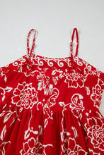 Floral Printed Spaghetti Strap Empire Waist Maxi Dress Woman Maxi Dress