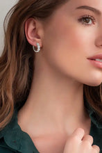 Moissanite 925 Sterling Silver Huggie Earrings Earrings