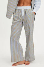 Elastic Waist Wide Leg Pants Light Gray