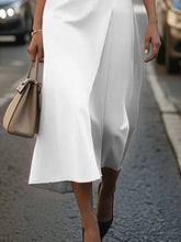 Round Neck Sleeveless Midi Sheath Dress