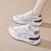 Round Toe Lace Up Athletic Khaki