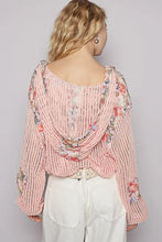 POL Vintage Washed Crochet Hoodie Jacket With Patchwork Cardigans