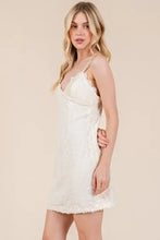GeeGee Lace Detail Adjustable Strap Mini Cami Dress Casual Dresses