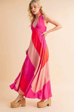 Aemi+Co Color Block Sleeveless Maxi Dress Casual Dresses