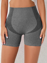 High Waist Active Shorts Dark Gray