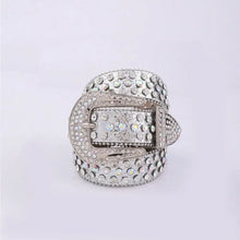 PU Leather Rhinestone Belt Belts