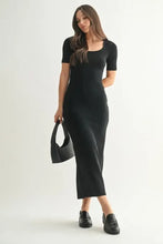 MONO B Laguna Soft Drape Maxi Dress BLACK Casual Dresses