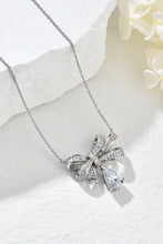 Teardrop Shape 925 Sterling Silver Zircon Pendant Necklace Silver One Size Necklaces