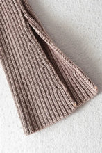 Double Take Ribbed Off-Shoulder Zip Up Long Sleeve Cardigan Woman Outerwear