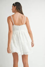 MABLE Eyelet Lace Babydoll Mini Cami Dress Casual Dresses