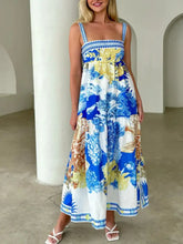 Pocketed Printed Sleeveless Cami Dress Casual Dresses