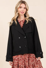 Mittoshop Double Breasted Long Sleeve Trench Coat Jacket Woman Outerwear