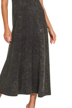 Zenana Tencel Mineral Washed Maxi Dress Casual Dresses