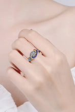 Moissanite Contrast 925 Sterling Silver Ring Rings
